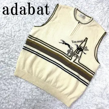 adabat 아다바트 니트 베스트 아이보리 M B8797