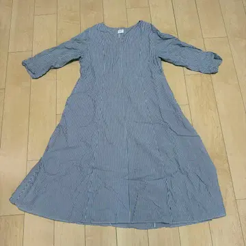 URBAN RESEARCH DOORS 스트라이프 셔츠 원피스 M