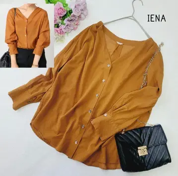 새상품급*IENA*보일 뉴앙스 턱 블라우스