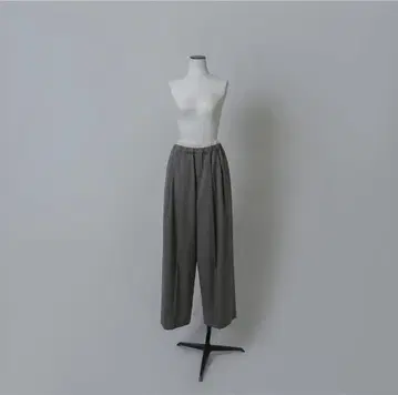 LOHEN 로헨 더블 허리 2턱 팬츠