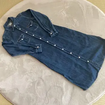 데님 셔츠 원피스 LEE