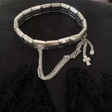 메사지오, 실버 체인 포함 팔찌 크로스 참