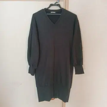 MARY QUANT 블랙 V 원피스