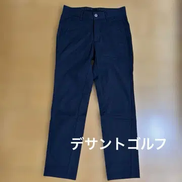 데상트 골프 팬츠 블랙