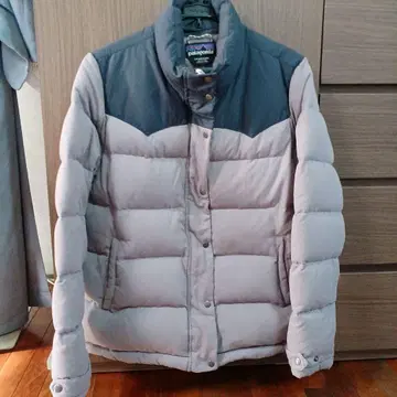 patagonia L 다운 자켓 라벤더 x 네이비 톨 사이즈