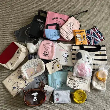 스누피 수납백 세트