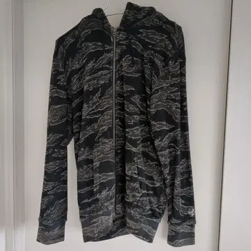 ALPHA INDUSTRIES 카모 패턴 후드티 X-LARGE