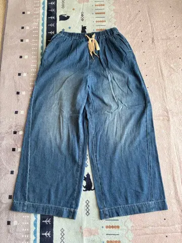 Ciaopanic Typy 미사용 새상품 부드러운 데님 이지 와이드 팬츠