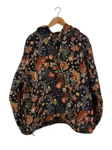 인기 ZARA 자라 자카드 풀오버 올 패턴 자수 후드티