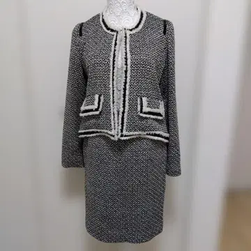 트위드 자켓 & 스커트 셋업 핸드메이드