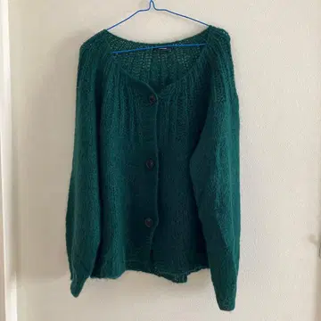 저널 스탠다드 모헤어 가디건 그린