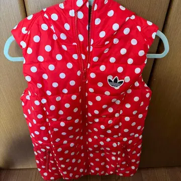 adidas originals 도트 무늬 충전솜 베스트 아디다스 여성용