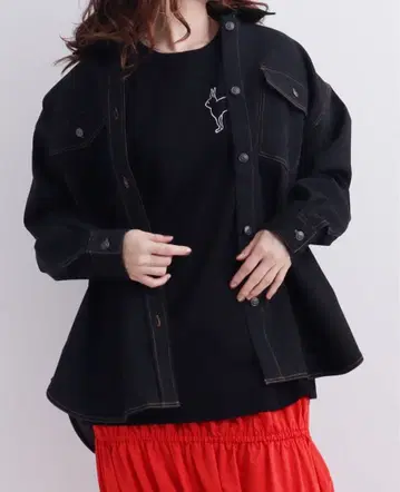 JOUERIRE 데님 셔츠 자켓