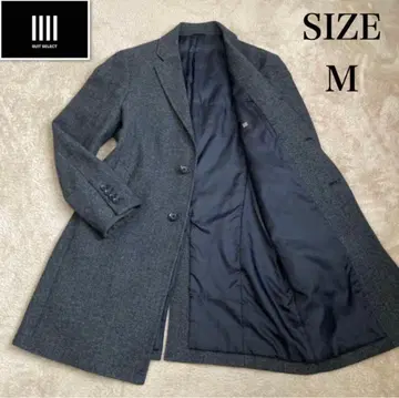 새상품급 SUIT SELECT 헤링본 체스터 코트 M