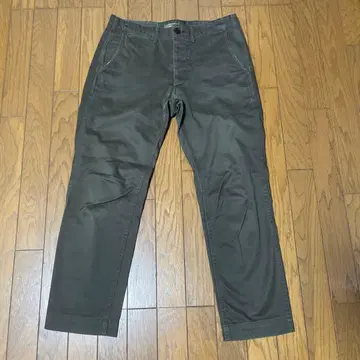 WORKERS OFFICER TROUSERS 브라운 32 사이즈