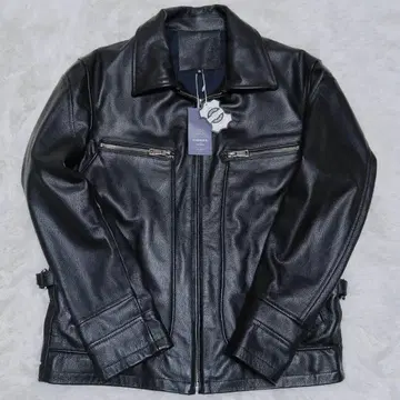 가브리엘 라이더 자켓 카우 가죽 미사용 새상품 블랙