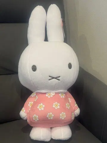 미피 봉제 인형 꽃무늬 의류