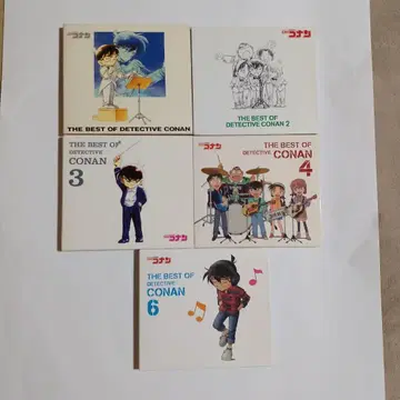 명탐정 코난 테마곡집 1, 2, 3, 4, 6권, 5권이 없습니다.