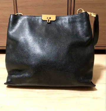 SAZABY 블랙 가죽 숄더백