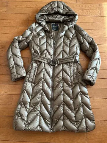 TATRAS 후드 부착 다운 자켓 베이지