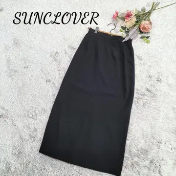 [생클로버] 여성용 롱 타이트 스커트 블랙 포멀 9A