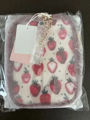 페이러 스트로베리 도트 파우치