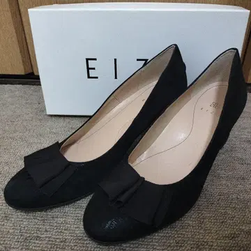 [ 미사용 새상품 ] EIZO 블랙 리본 포함 하이힐 펌프스