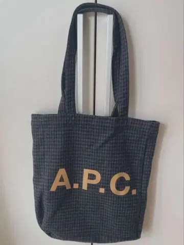 아페쎄 A.P.C. 그레이 하운드투스 울 토트백