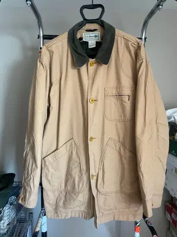 L.L.Bean XL 베이지 커버올 필드 코트