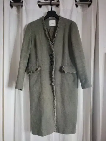 CLANE 프린지 코트 카키 36