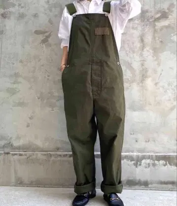 존불 JOHNBULL 오버롤 올리브 그린