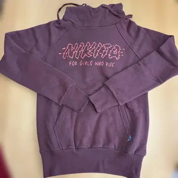 NIKITA 후드티 (속기모) 후드 부착 브라운 미사용 새상품