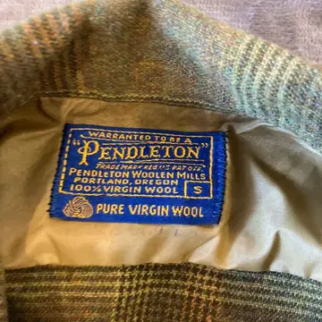 Pendleton 체크 무늬 긴팔 셔츠 S 사이즈
