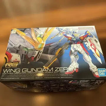 미개봉 새상품 RG 1/144 윙건담 제로 건담 프라모델