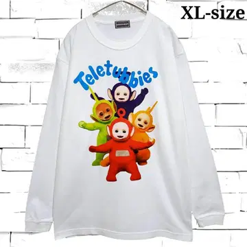 [새상품] 텔레토비즈 롱 T셔츠 화이트 3