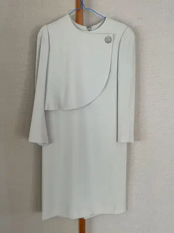 Jun ashida 페퍼민트 그린 긴팔 원피스