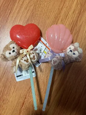 더피 & 셰리메이 봉제 인형 스틱 2세트 디즈니씨