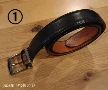 ' ITAGAKI ' (이타가키) 블랙 가죽 벨트