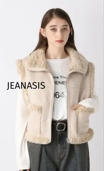 JEANASIS 지나시스 리버서블 무스탕 베스트