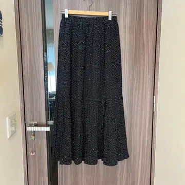 23구 SLOW 타이니스 타 프린트 롱 스커트 38