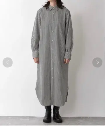 LOWRYS FARM [yuw ] 데님 롱 셔츠 원피스