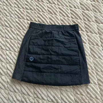 tovho 토브호 골프웨어 여성용 미니 스커트 블랙 퀼팅 스커트