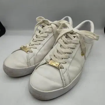 라코스테/LACOSTE 가죽 스니커즈 [ 23.0 ] 화이트