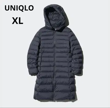 UNIQLO 울트라 라이트 다운 후디드 코트 롱 다운 주머니 포함