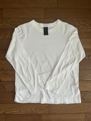 homspun 천축 긴팔 T셔츠 화이트 M 사이즈