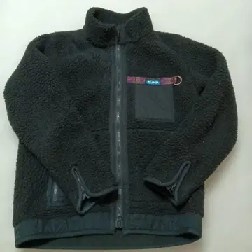 KAVU 블랙 플리스 자켓