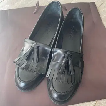 스틸모다 킬티탄 태슬 로퍼 리얼 가죽