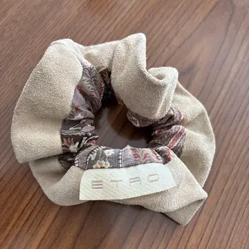 ETRO 엘레강트 스크런치 베이지 브라운