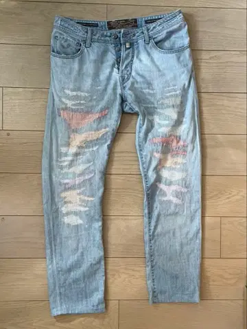 [ JACOB COHEN ] 야코브 코엔 데미지 데님 33