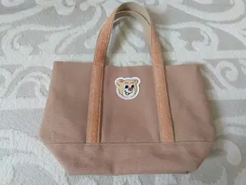 러브리 페이러 올드 테디 토트백 베이지